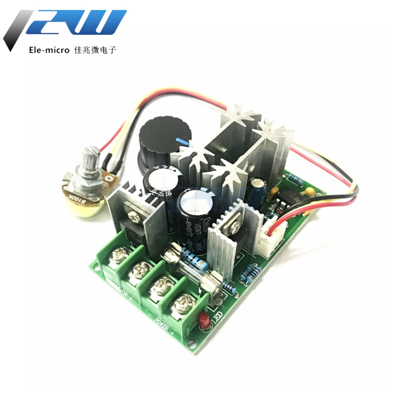 Двигатель постоянного тока регулятор скорости 12V24V36V48V высокой мощности привода