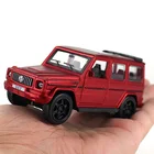 1: 36 Mercedes Benz G63 открытие и возврат двери внедорожник игрушечный автомобиль модель автомобиля из сплава подарок A68