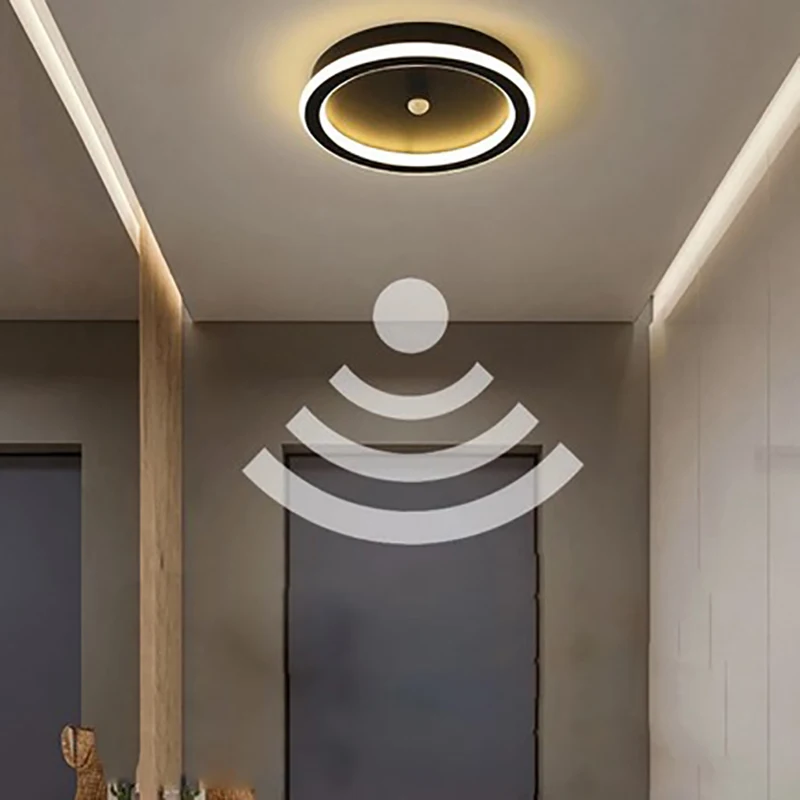 

Human Body Induction LED Ceiling Lamp for Corridor Aisle Interior Round PIR Motion Sensor 9W 14W 16W for Living Room Porch 220V