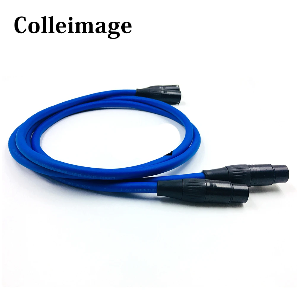 Colleimage HIFI XLR посеребренный соединительный кабель Hi-end папа-мама аудио с разъемом |