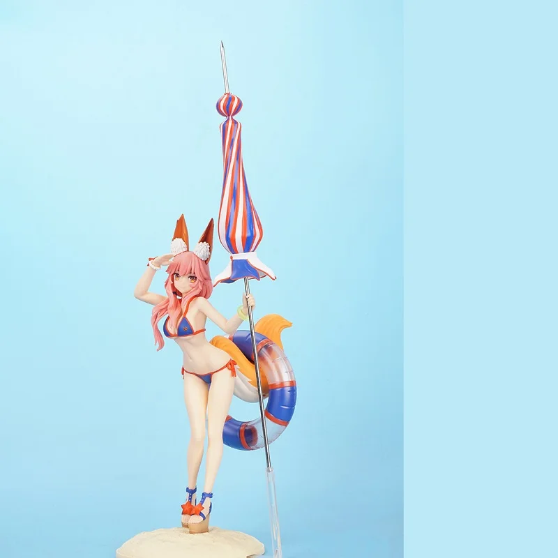 15 ''сексуальный аниме фигурка Fate/Grand Order FGO Tamamo No Mae купальник бикини Ver ПВХ Модель 1/6 Кукла в стиле лисы 38