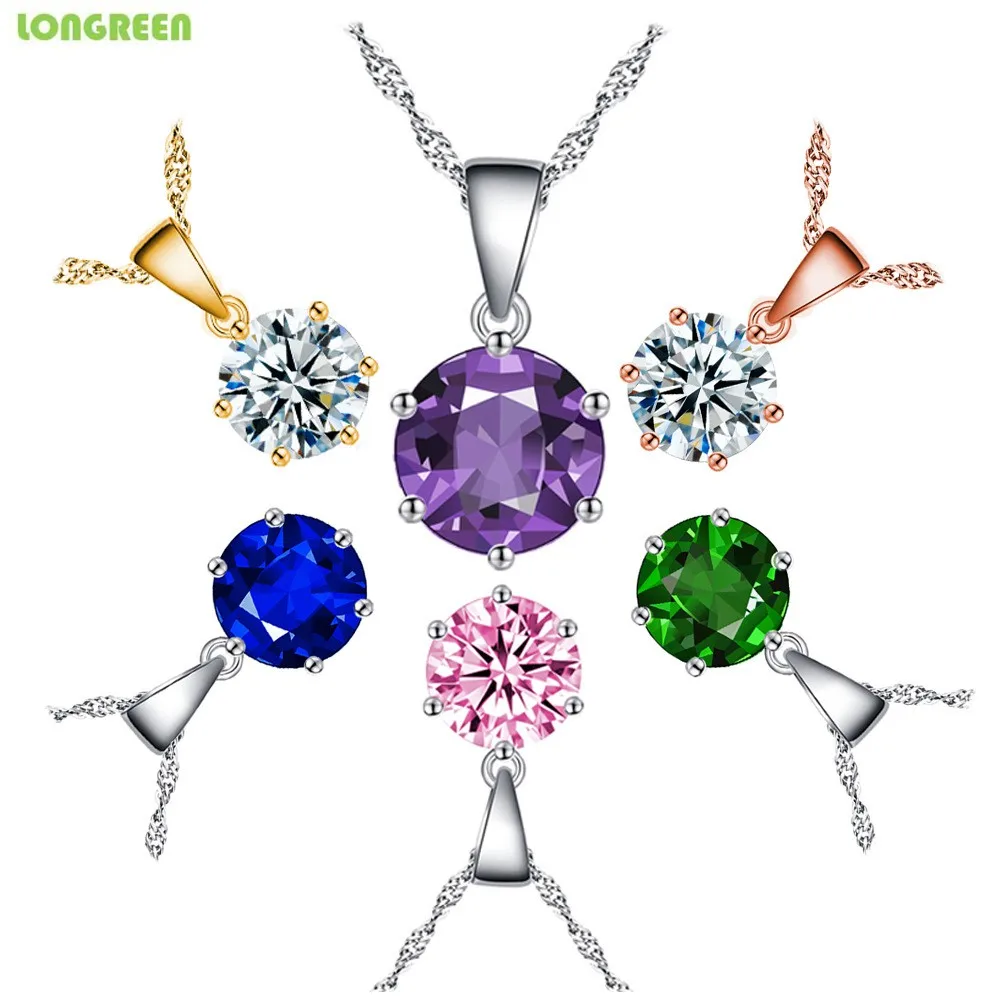 Кулон с белым опалом и фианитом серебряное желтое Золотое свадебное ожерелье