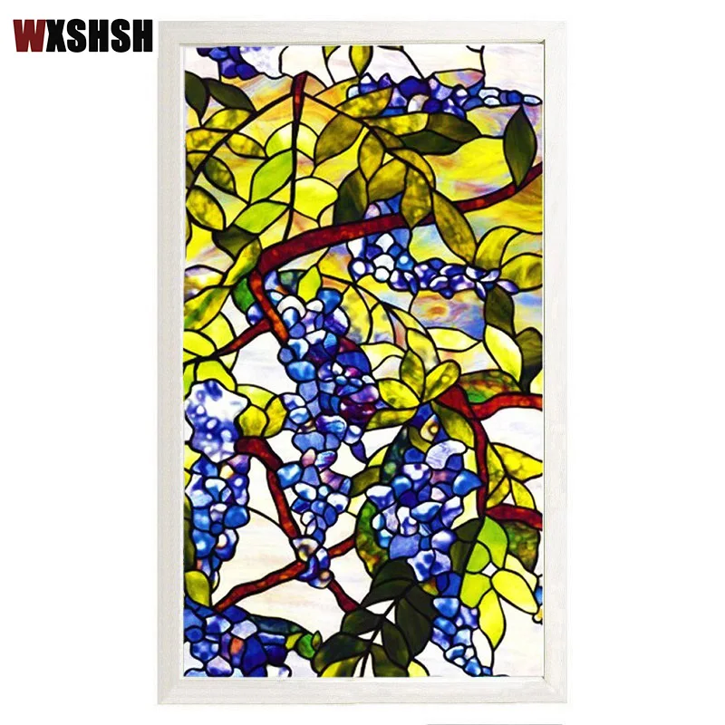 Наклейка для Витражного Стекла Антистатическая теплоизоляция защита от