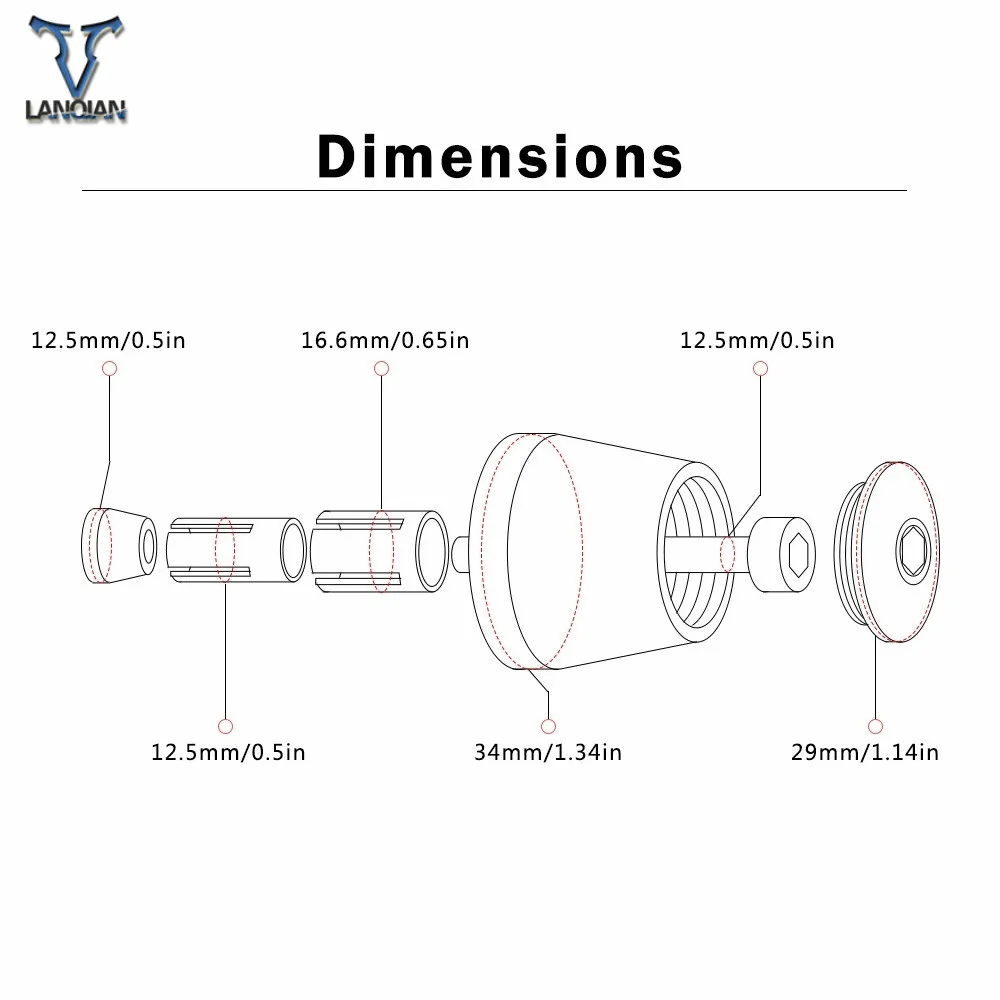 

CNC Billet Aluminum 7/8" 22MM Motorcycle Accessories Handlebar Grips Handle Bar Cap End Plugs Motorbike For Suzuki DL650 DL 650
