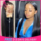 Прямые волосы Malaika 13x 4, передние парики из человеческих волос на сетке, бразильские натуральные волосы без повреждений для черных женщин, передний парик на сетке с детскими волосами