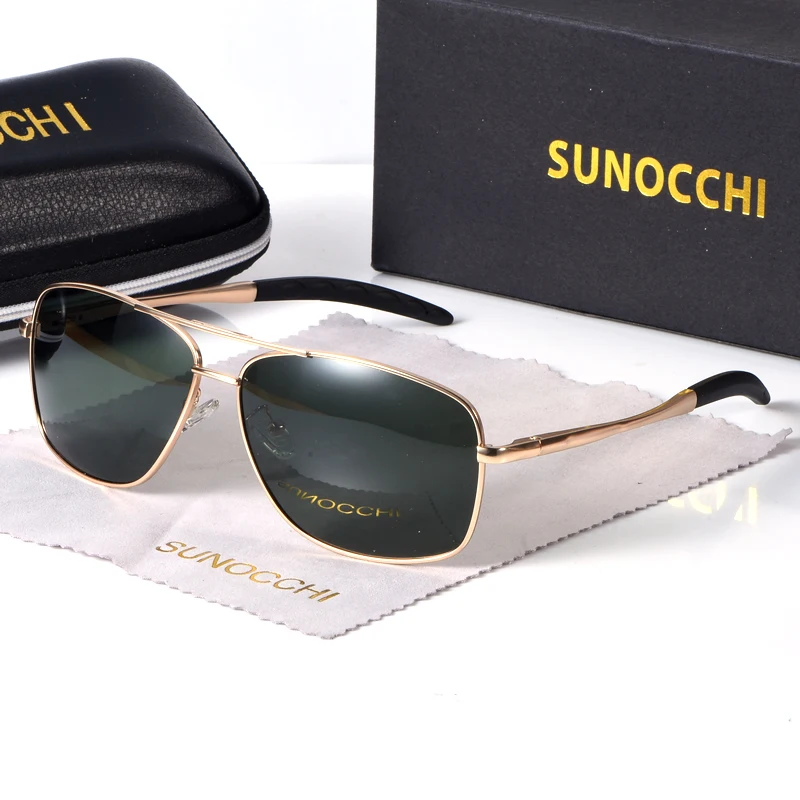 2020 Пилот солнцезащитные очки мужские поляризованные зеркальные Классические