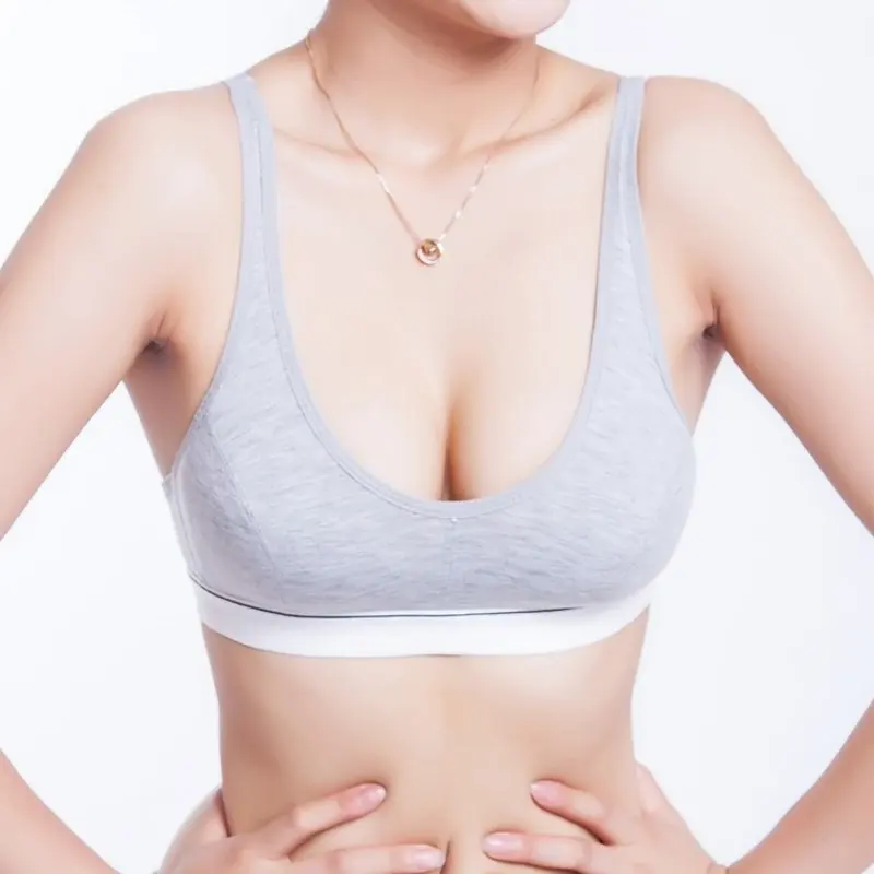 Нижнее белье для девочек подростков Бюстгальтер милый бюстгальтер без косточек