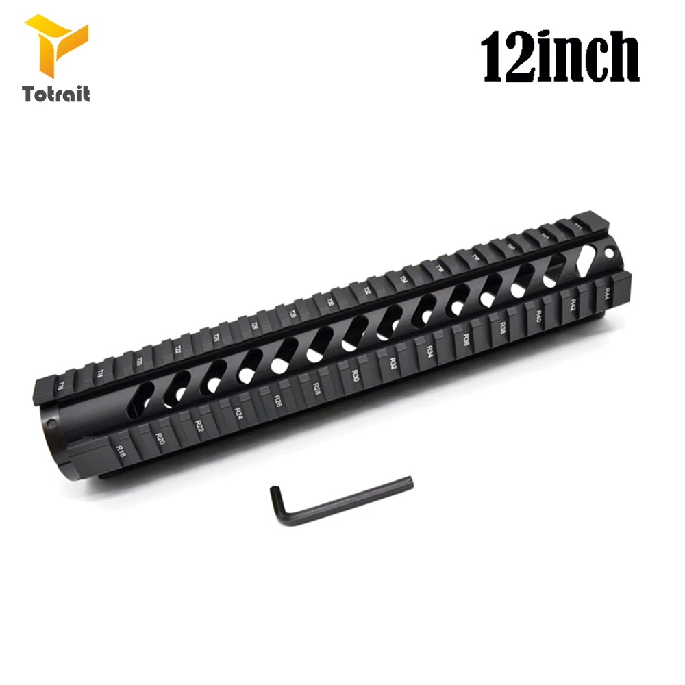 Тактический Heavy duty 4 7 10 12 15 дюймов Стандартный свободном Quad Rail .223/5.56 игры Пейнтбол