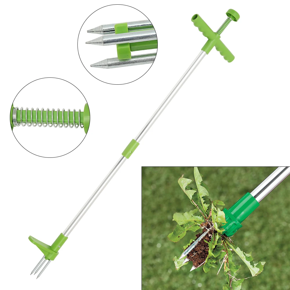 

Root Remover Long Handle Lightweight Claw Weeder Manual Outdoor Yard Stand Up Garden Lawn Grass Puller Weed Killer Tool