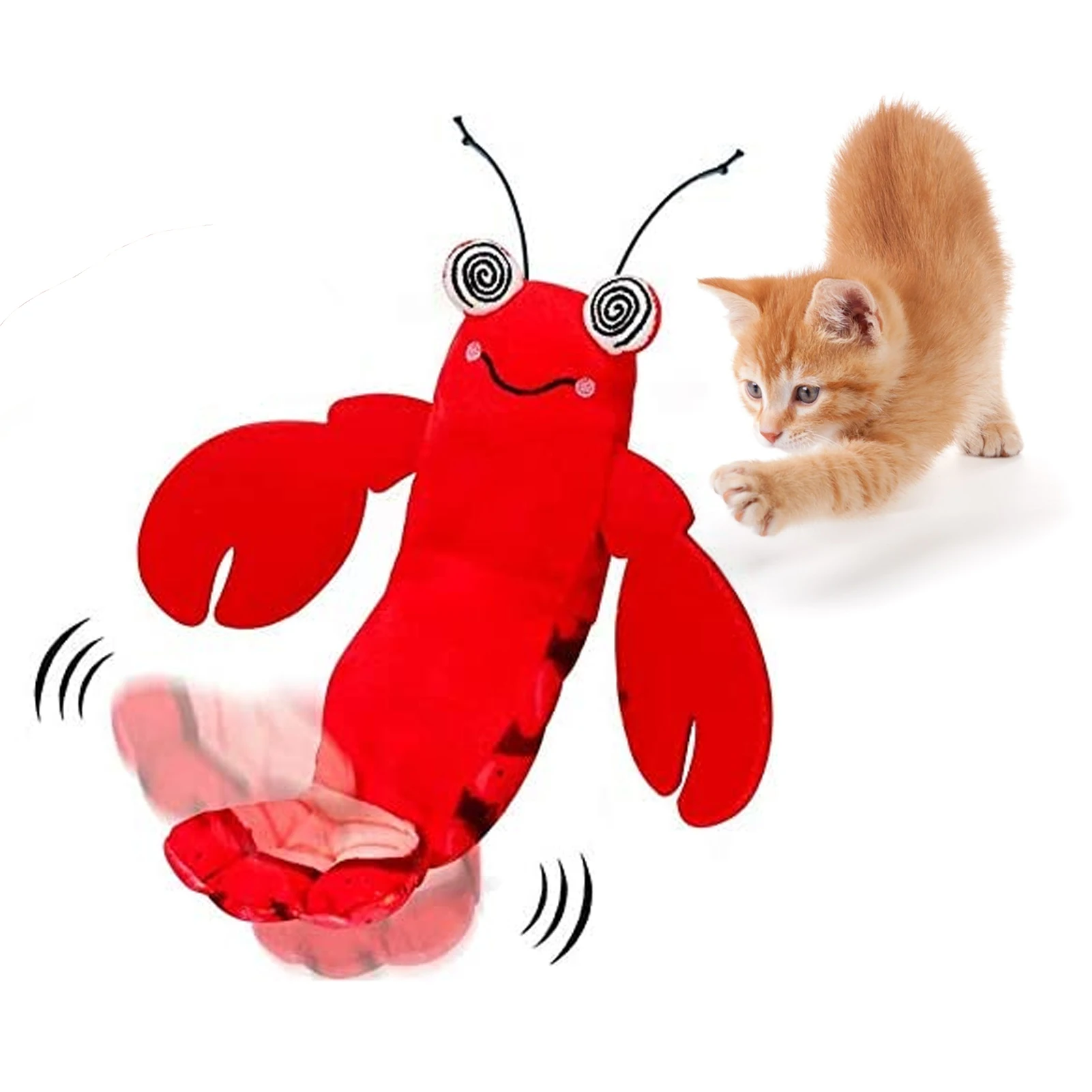 Кота электрическая игрушка плюшевая ПЭТ 3D моделирование Омаров Мягкие плюшевые