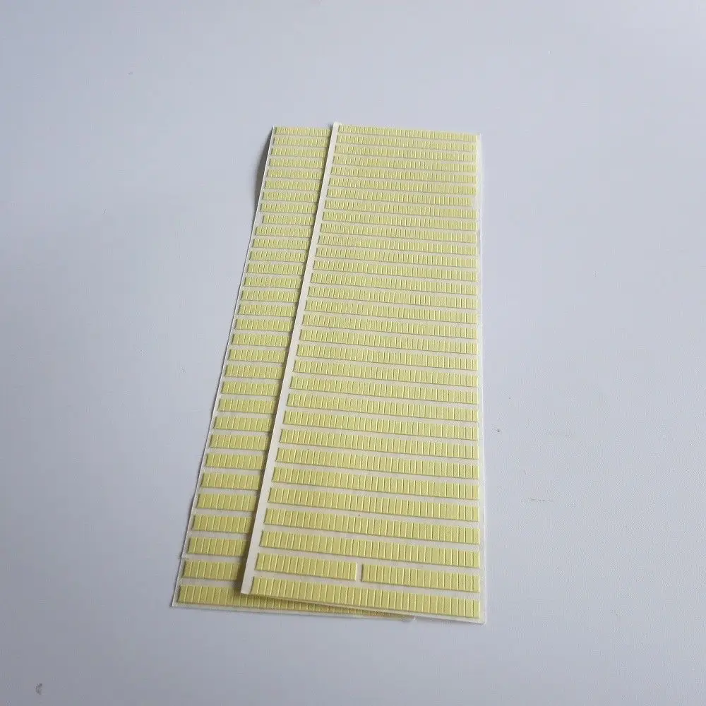 

2 Pages/2000pcs Double-sided Adhesive Strip Tape Stickers for Fixing Watch Dial and Movement Wholesale 2000Pcs 2mm*5mm