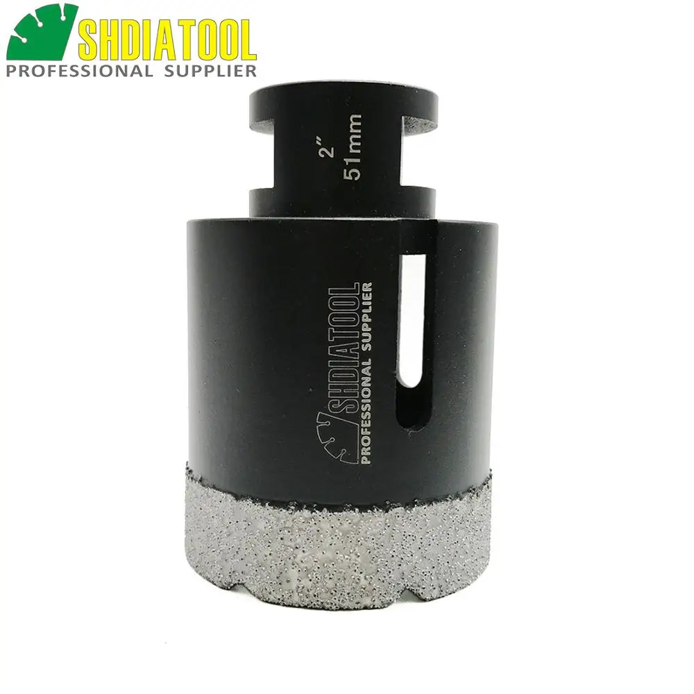 Коронка SHDIATOOL с алмазным напылением для сухого сверления вакуумная насадка