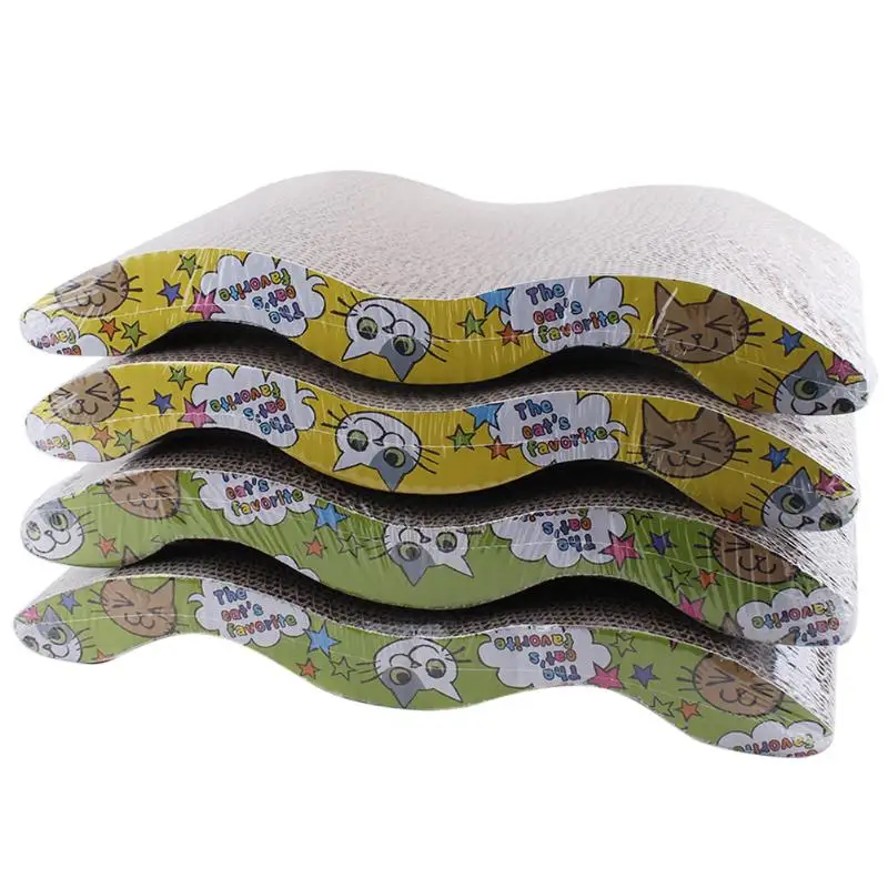 Котенка Бумага гофрированный картон скребок Когтеточка забота о когтях высокое