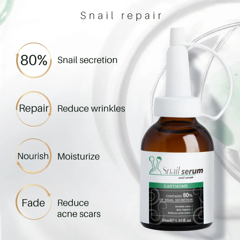 

30ml Snail Essence Anti-aging Moisturizing Brightening and Firming Facial Brightening Essence Facial Treatment