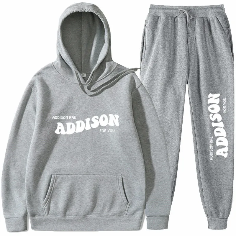 

Men Tracksuit Addison Set Men Winter Long sleeve Sweatshirts And Pant