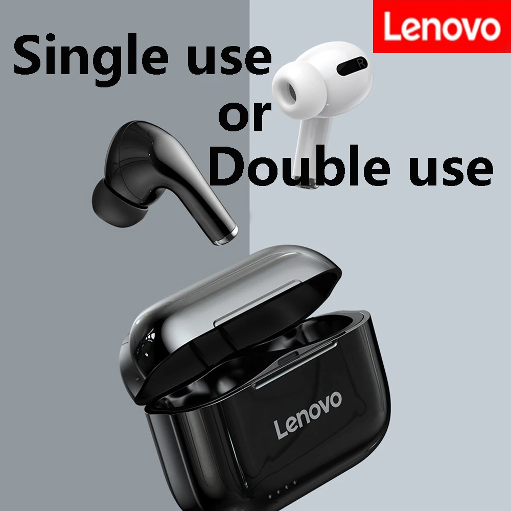 

Lenovo LP1S Sports Earphone TWS Bluetooth Wireless Headset Stereo Earbuds HiFi Music With Mic LP1 S For Android IOS Smartphone