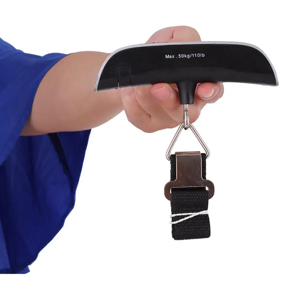 

New Portable Digital Luggage Scale Electronic Display Travel Hanging Weight Mini Scales Stainless Steel Weighing Scale