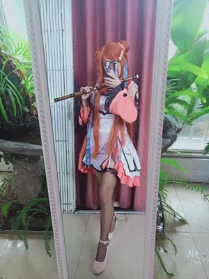 

Anime Chun Mei Cosplay Costume Women Cute Pink Dress Cosplay For Halloween Party Carnival Girl Costume For Gift