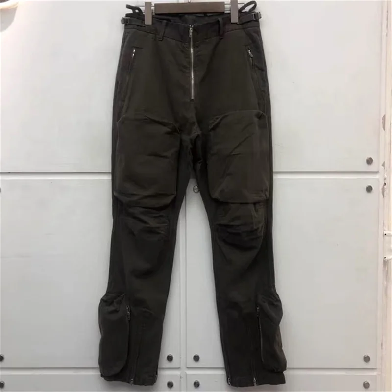 PAF ARCHIVE Autumn And Winter New High Street Loose Multi Zipper Multi Pocket Functional Work Clothes Leisure Pants