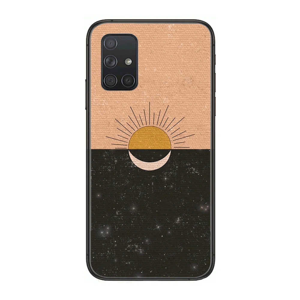 

Shockproof Fashion Phone Case Hull For Samsung Galaxy A 50 51 20 71 70 40 30 10 E 4G 5G S Black Shell Art Cell Cover