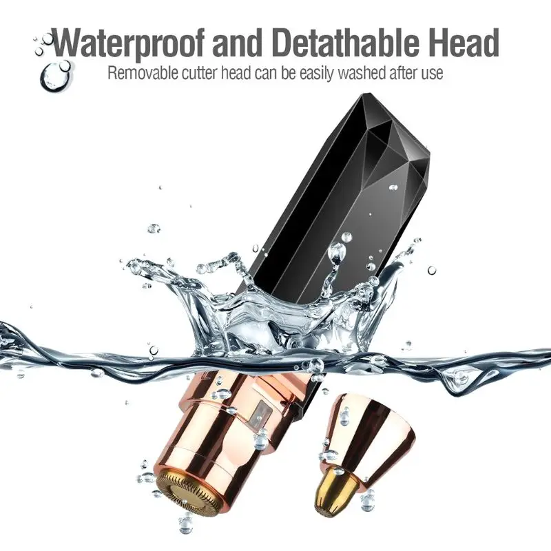 Электрический эпилятор для бровей роскошная бритва женщин уход за кожей лица