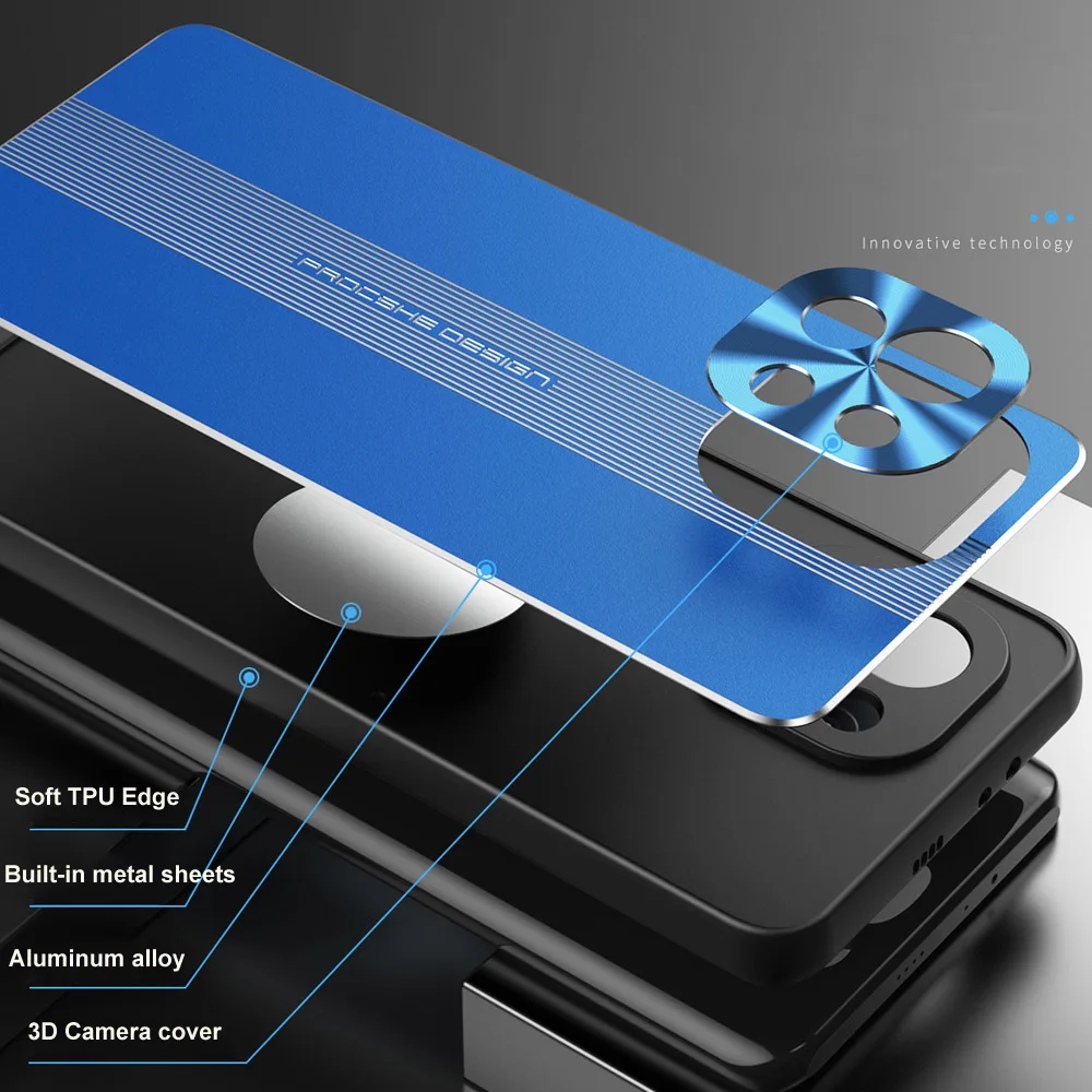 Чехол для Xiaomi Mi 11 роскошный алюминиевый чехол-накладка Магнитный чехол защитный