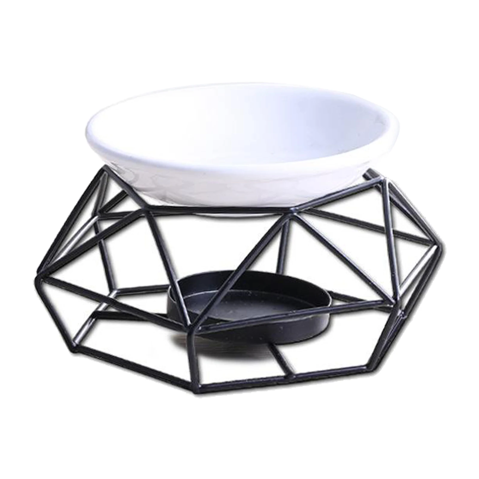 

Delicate Romantic Ceramic Tealight Candle Holder Oil Burner, European Style