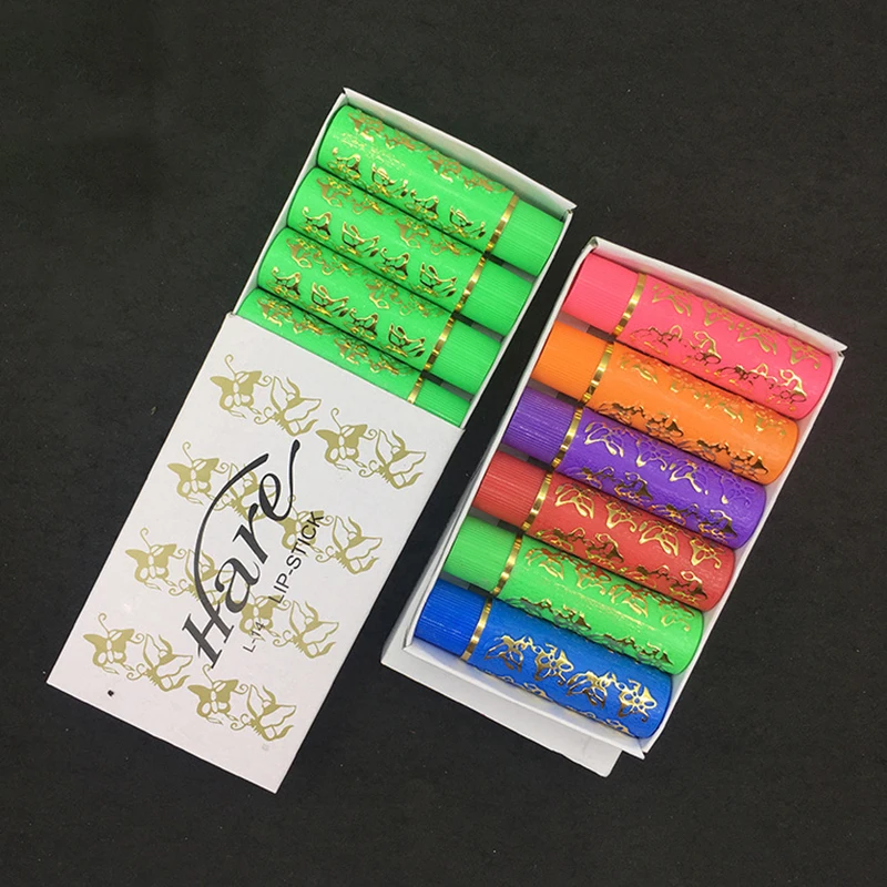 6 шт./кор. темно-зеленая Волшебная Зрительная помада-блеск для губ Стойкая