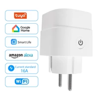 new wifi smart home sockets 16a eu plug tuya smart life app work with alexa google home smart home automation eu uk us plug