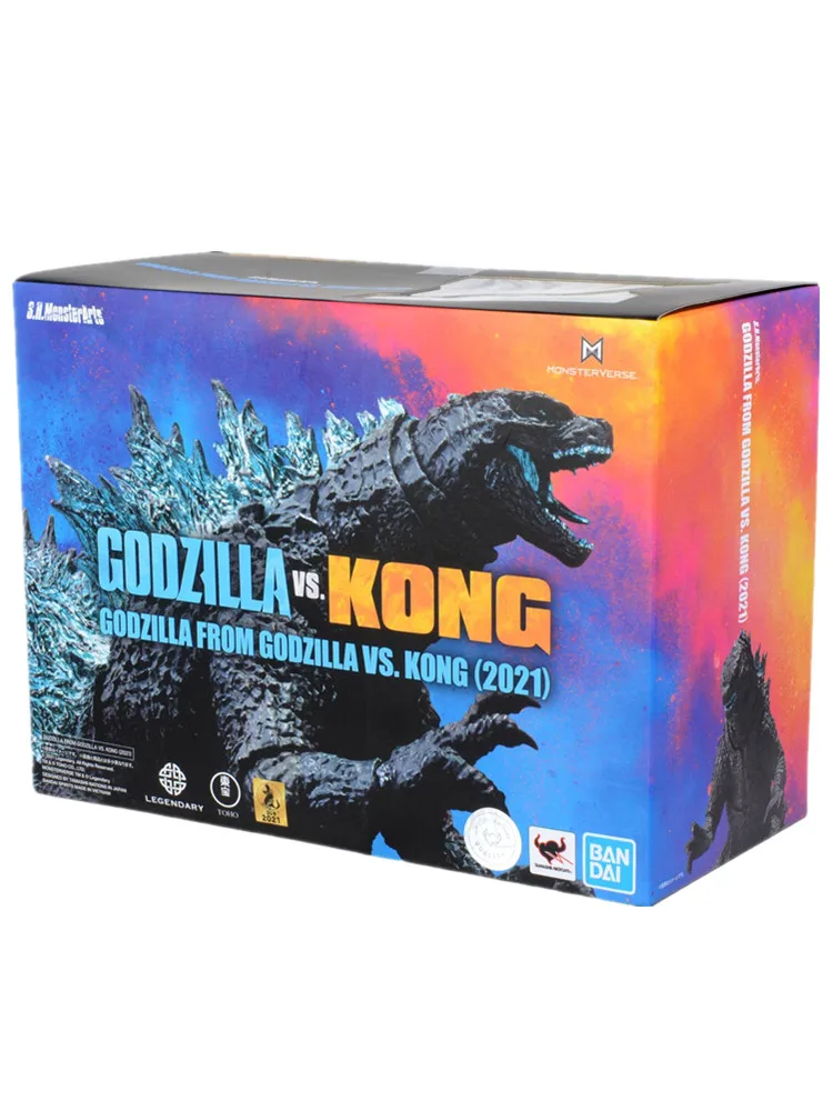 21 Bandai Original S H Monsterarts Godzilla Vs King Kong Movie Version Action Figure Collection Model Boy Toy Birthday Gifts Action Figures Aliexpress