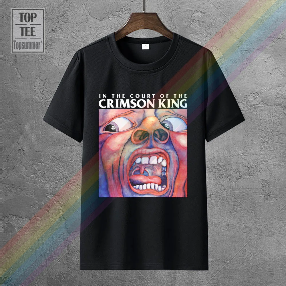 

Men Tshirt Short Sleeve Kc In The Court Of The Crimson King New)Cool One Neck Women T-Shirt