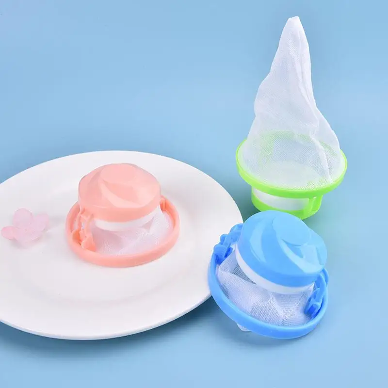 

Hair Removal Catcher Filter Mesh Cleaning Balls Bag Dirty Fiber Collector Filter