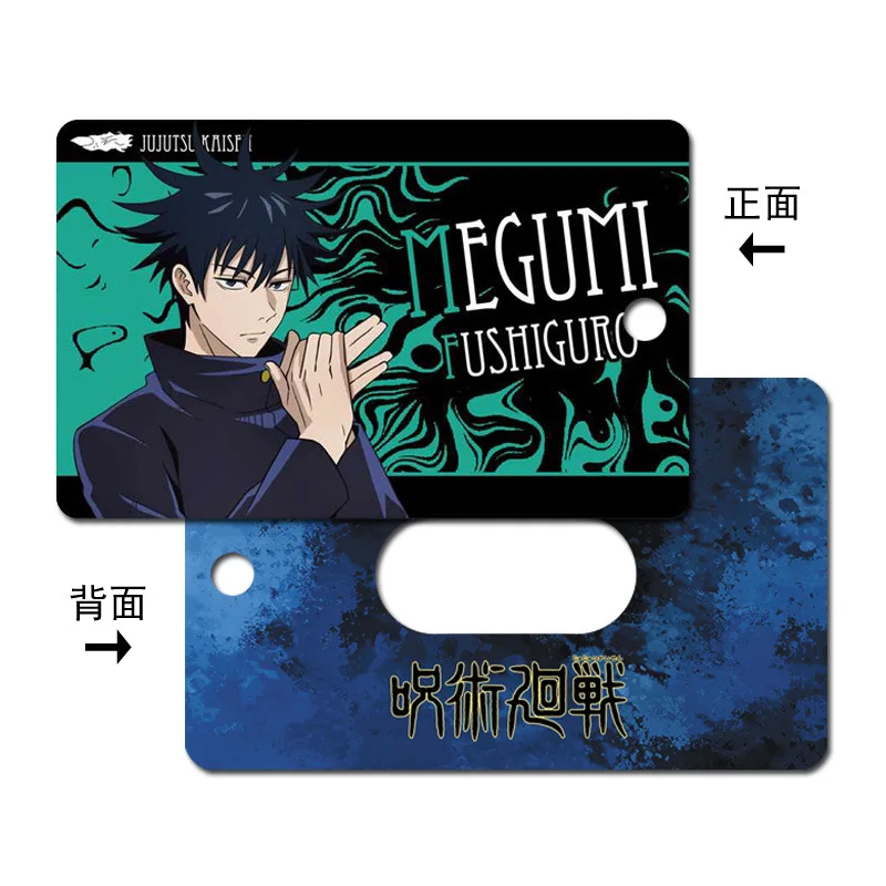 

Anime Keychains Accessories Jujutsu Kaisen Abs Student Id Bus Bank Card Holder Card Case Cover Box Pendant Keyrings Decor Gifts