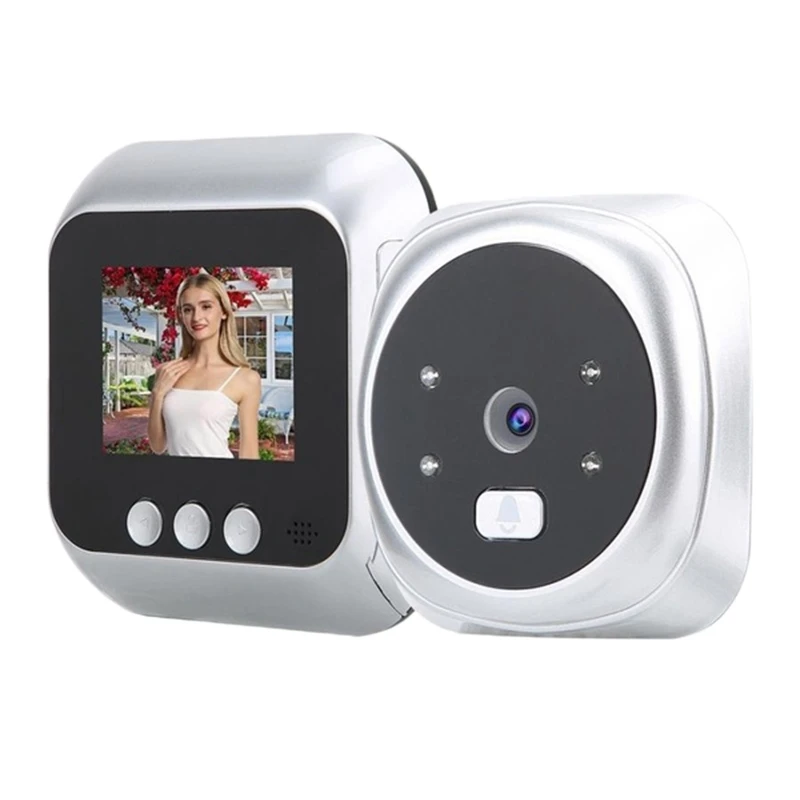 

Hot 2.4 Inch HD Color Screen Home Smart Doorbell Video Doorbell Night Vision Security Camera Electronic Door Viewer
