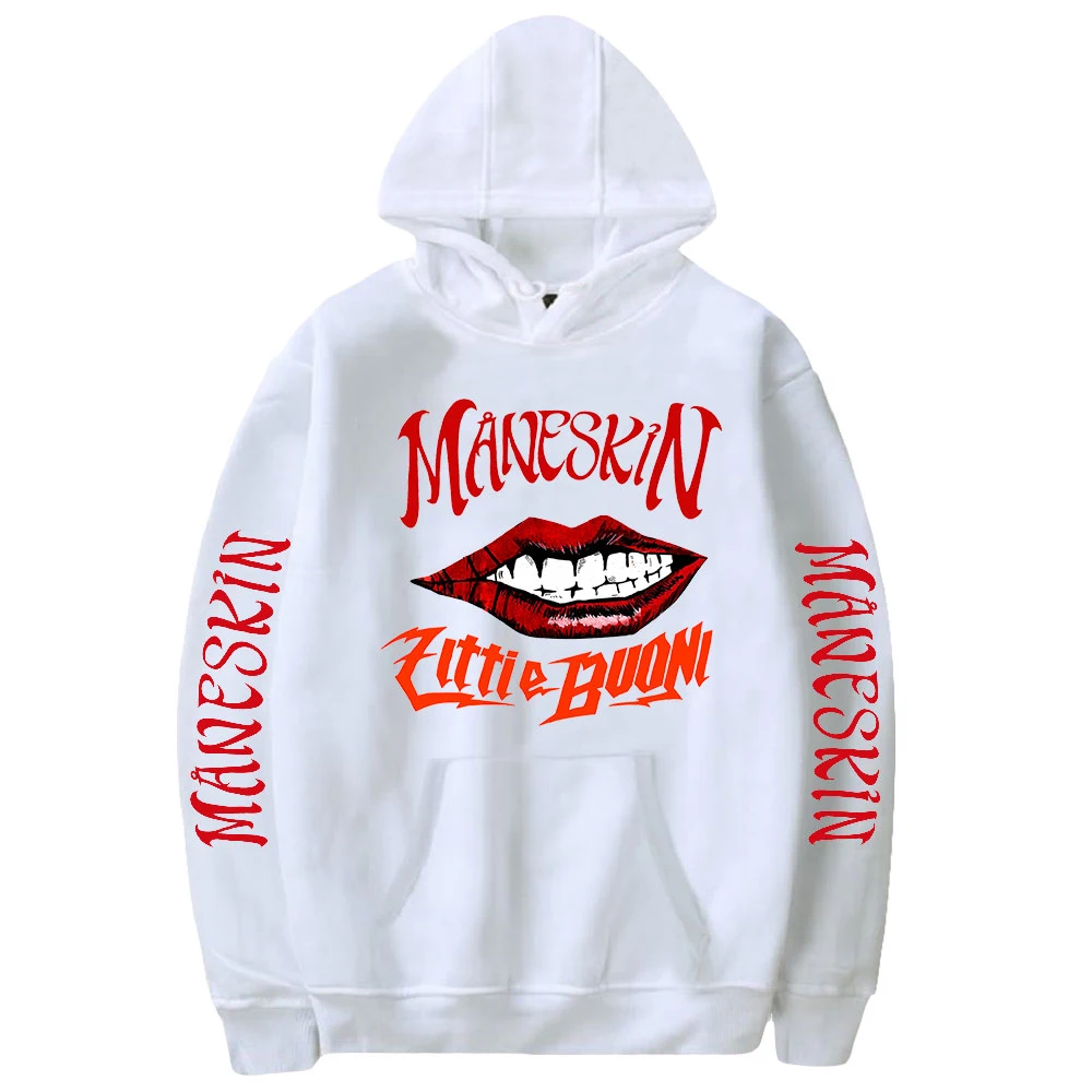 

Fashion Design Maneskin Hoodies Hip Hop Men/Women Sweatshirts Streetwear Trend Plus Size Tracksuit Harajuku Pullover Hooded Tops