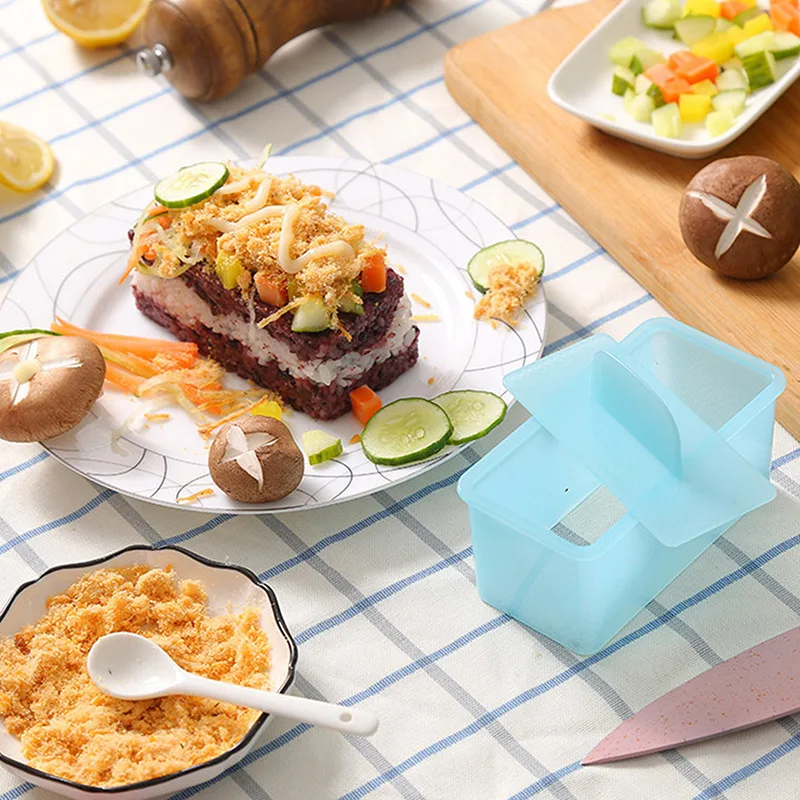 1 шт. прямоугольная коробка японского типа для суши модель многослойный