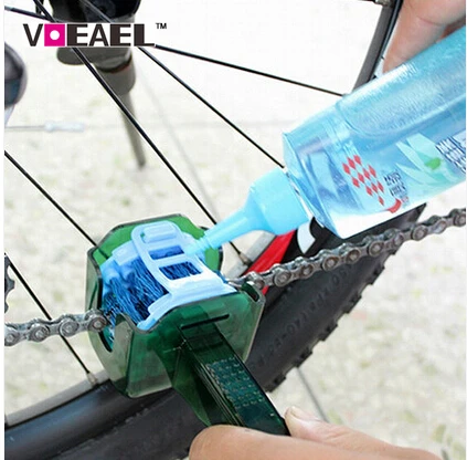 

Cycling MTB Bike Bicycle Chain Cleaner Multi Tool Set Flywheel Clean Wash Kit Cassette Quick Clean Tool Brushes Scrubber box