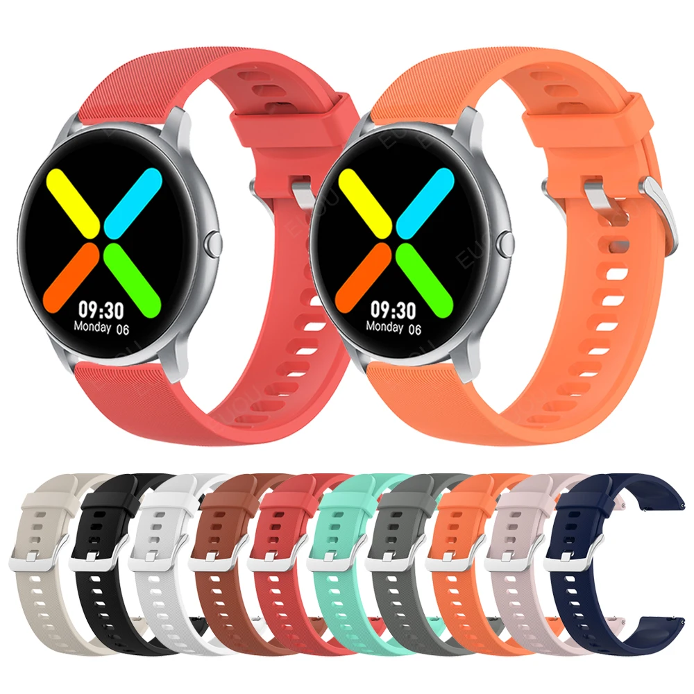 

Watchbands Compatible For imilab kw66 Smart Watch Band Quick release Sport Silicone Wristband Bracelet replace strap Accessories