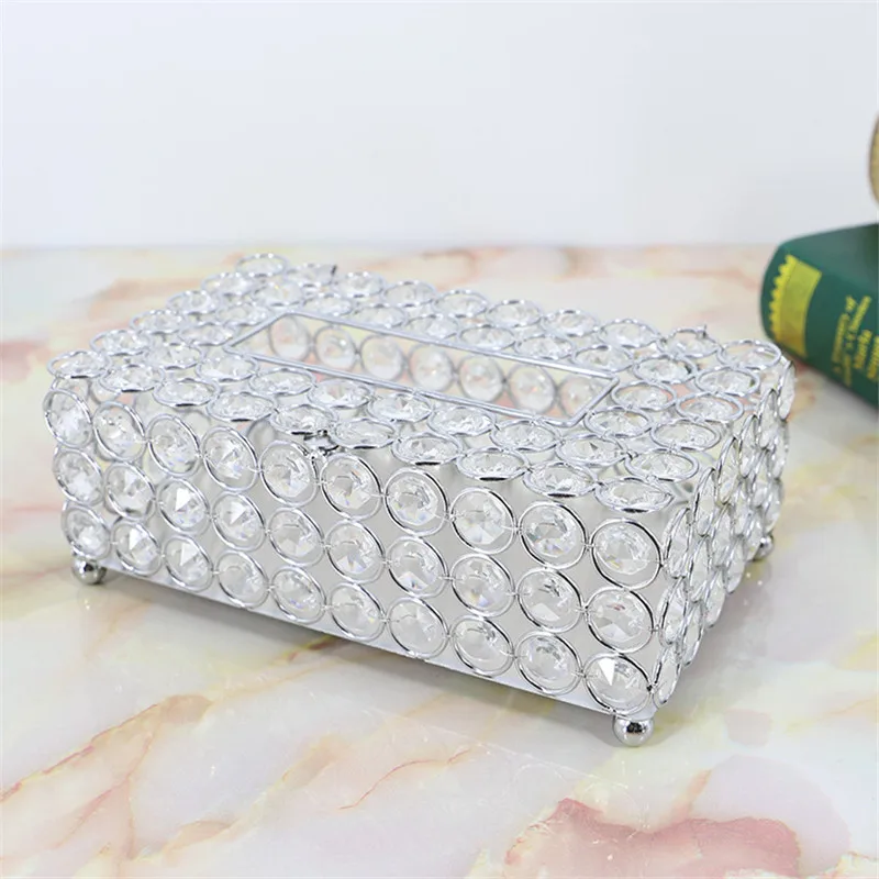 Чехол для хранения салфеток прямоугольная коробка Хрустальный бумажный