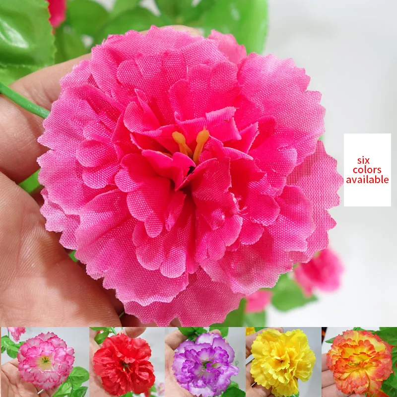 240cm Artificial Flowers Plastic Rose Peony flower vine Silk Flores Garland Rattan for Party Spring Wedding Home Wall Decoration - купить по