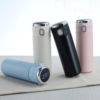 320ml420ml multi colors thermos bottle temperature display bounce lid stainless steel vacuum flask water bottle