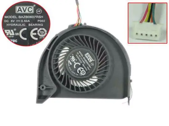 

4-проводной вентилятор для сервера AVC ThinkPad T450S BAZB0607R5H P002 DC 5V 0.50A