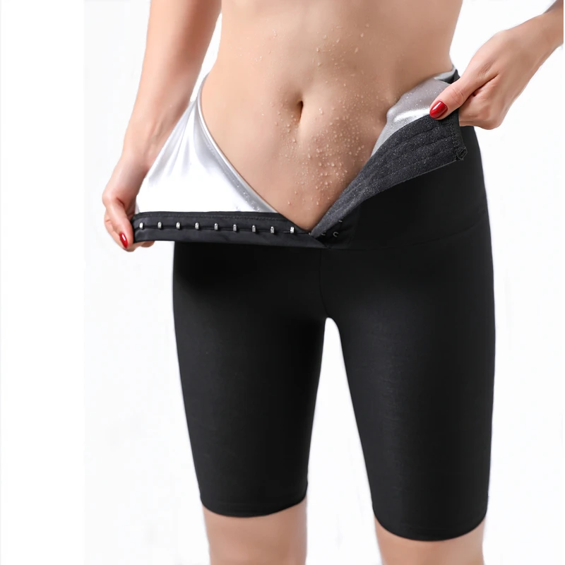 

Sweat Sauna Pants Body Shaper Slimming Pants Thermo Shapewear Shorts Waist Trainer Tummy Control Fitness Leggings Workout Suits
