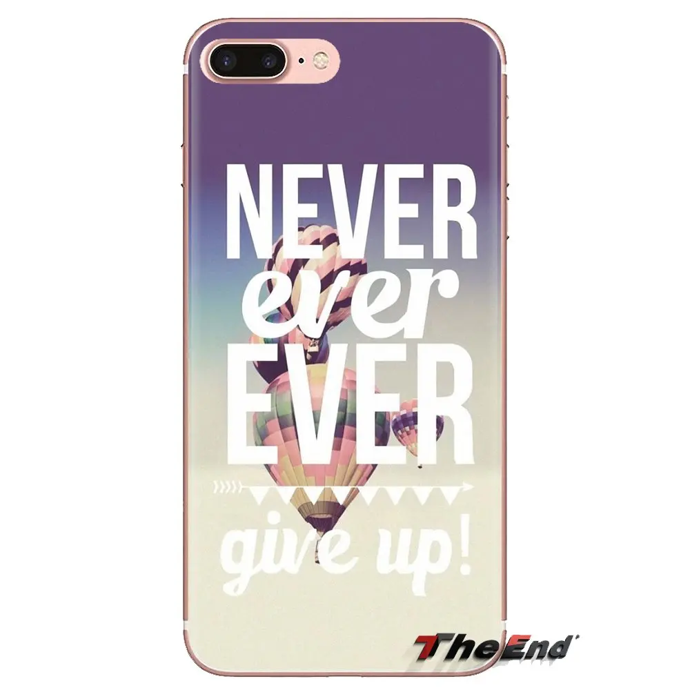 keep calm And never give up Art For LG Spirit Motorola Moto X4 E4 E5 G5 G5S G6 Z Z2 Z3 G2 G3 C Play Plus Mini Silicone Skin Case |