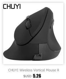Delux M618 эргономичная Вертикальная Мышь USB Проводная оптическая Регулируемый 600/1000/1600 Точек на дюйм мышь, 6 кнопок, правая рука компьютер игровая мышь