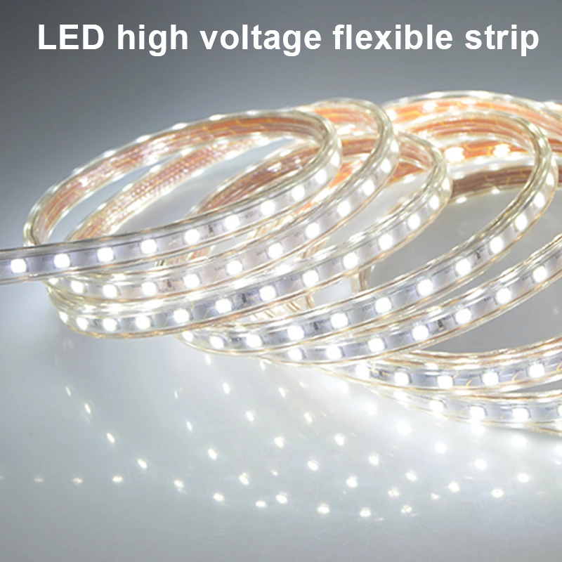 SMD 5050 EU Plug 220 В Светодиодная лента светодиодный светильник вечерние лампы для