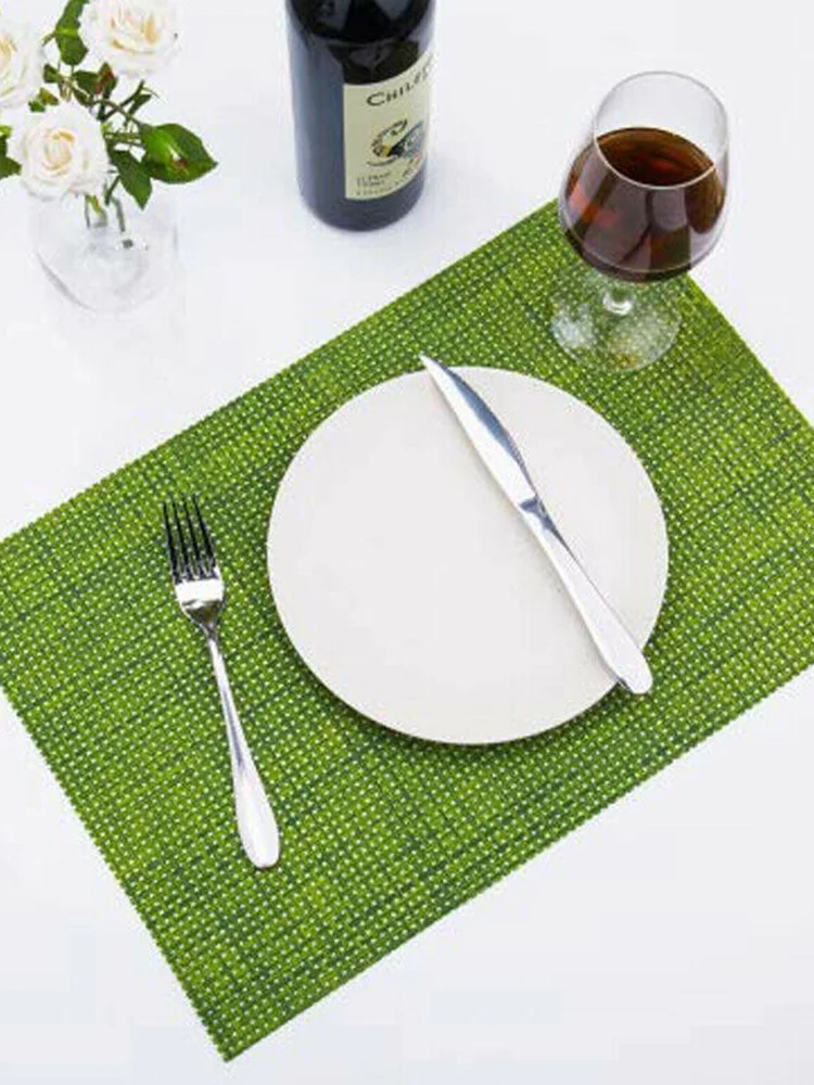 

6x Placemats Washable Heat Insulation Dining Table Place Coaster Mats