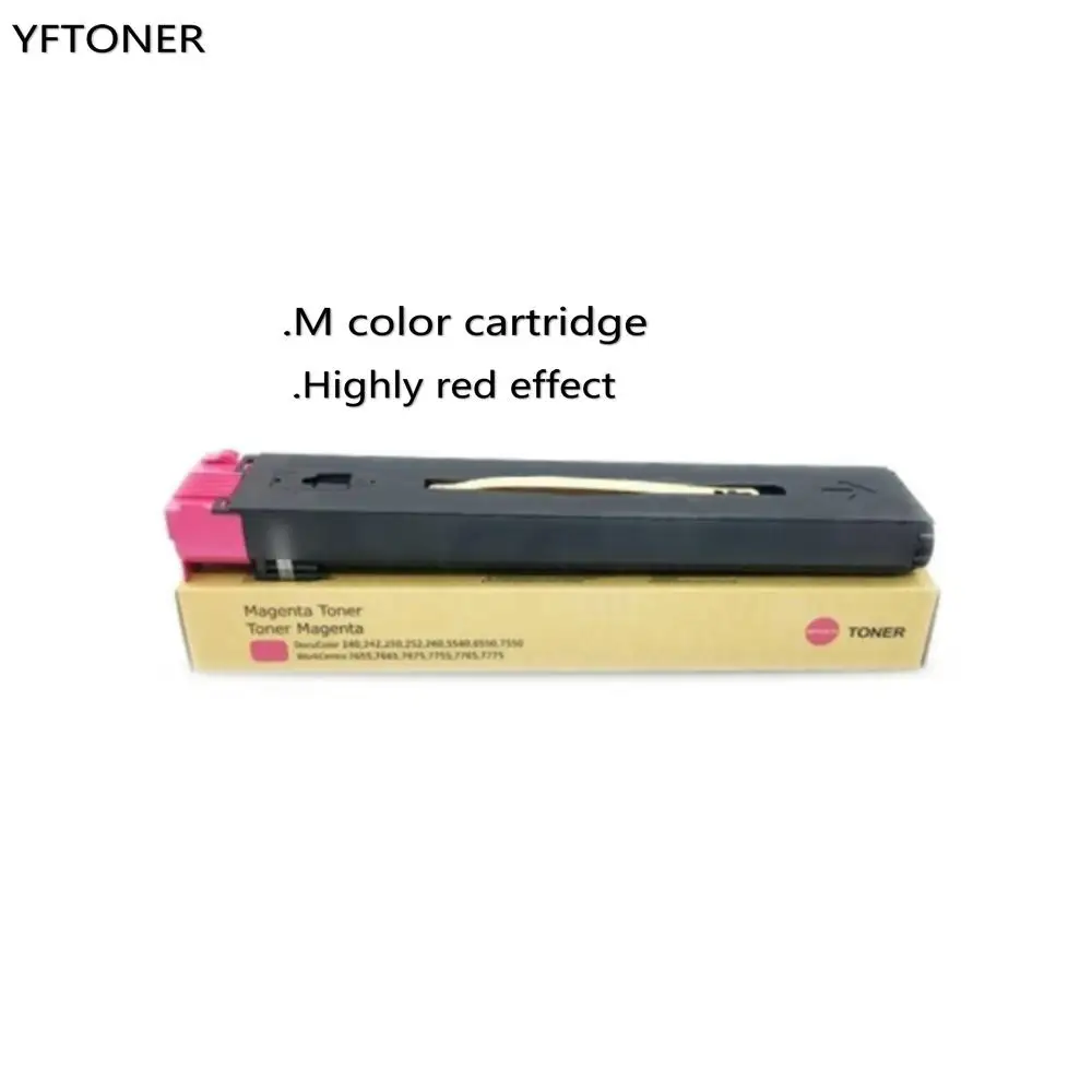 Желтый тонер картридж для Xerox Dc240 dc242 dc250 dc252 dc260 7655 7665 7675 C M Y K|cartridge cover|cartridge hp21cartridge