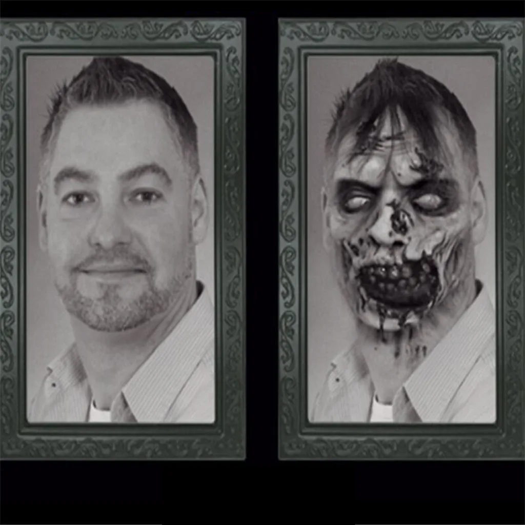 Украшения для Хэллоуина дома креативная рамка картины ужасов линзовидная 3D