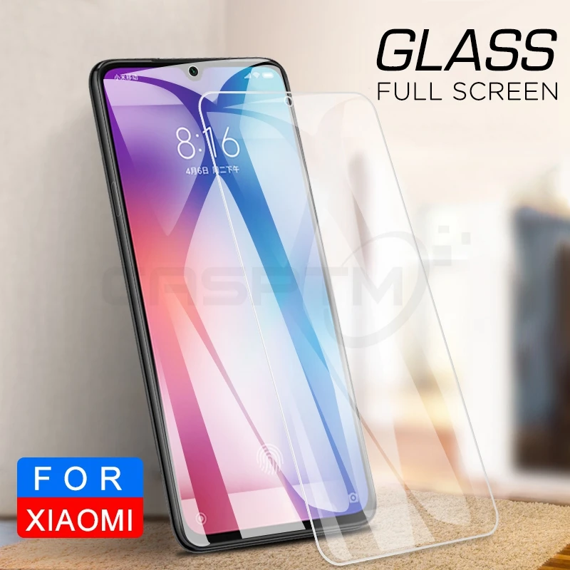 Закаленное стекло для Xiaomi mi 9 9Se 8 Lite 8se чехол Mix 2 Max 3 x CC9e A1 A2 A3 Защитная пленка экрана